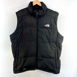 The North Face 550 Black Down Sleeveless Puffer Vest Mens XL